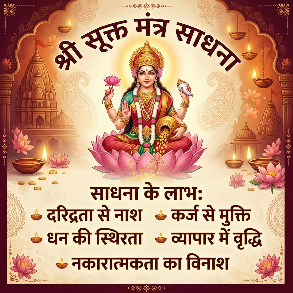श्री सूक्त मंत्र साधना(Shri Sukt Mantra Sadhna