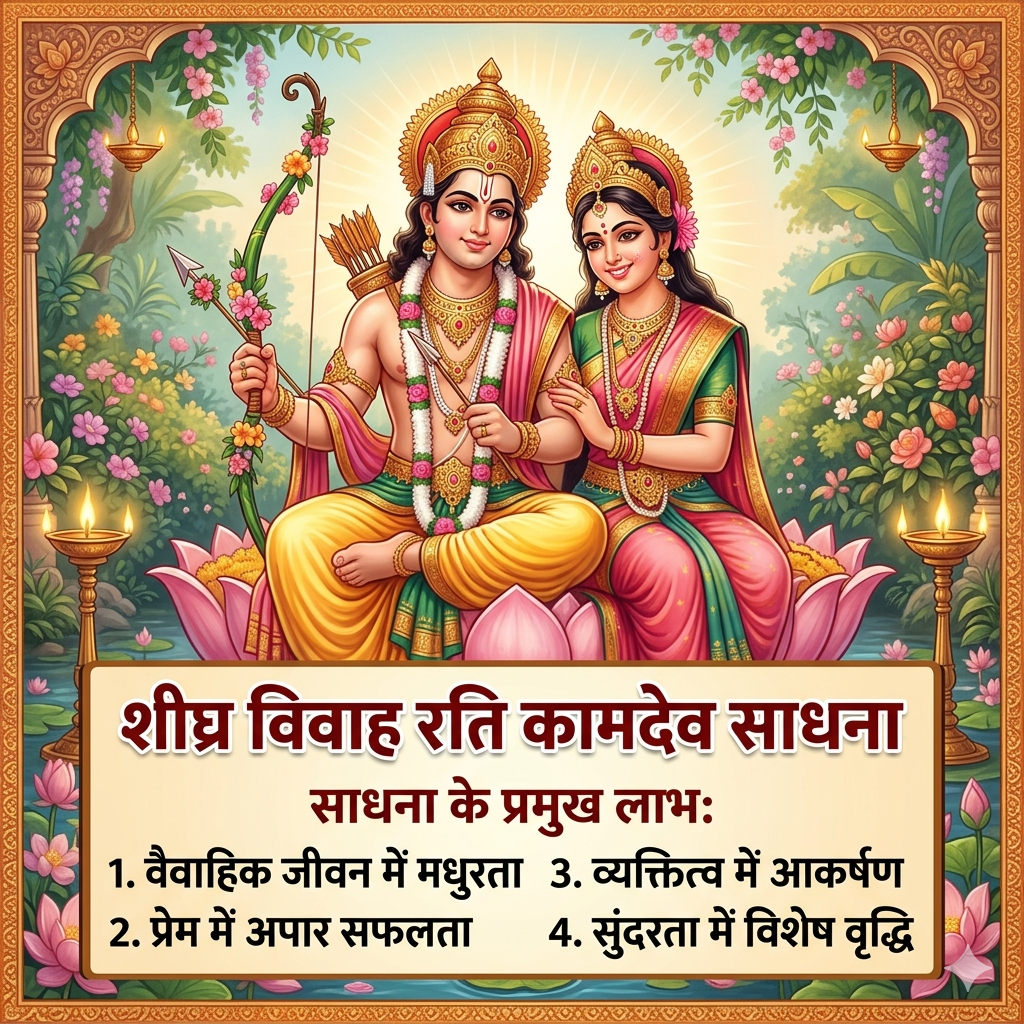 शीघ्र विवाह रति कामदेव साधना(Kamdev Sadhana for early marriage)