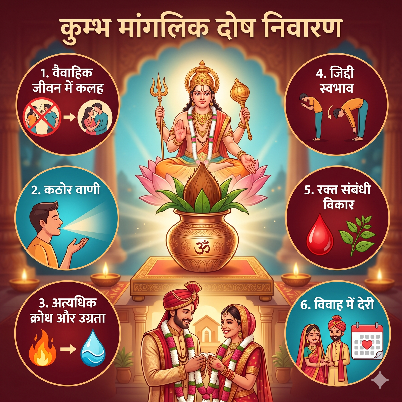 कुम्भ मांगलिक दोष निवारण(Kumbha Manglik Dosha Remedy)