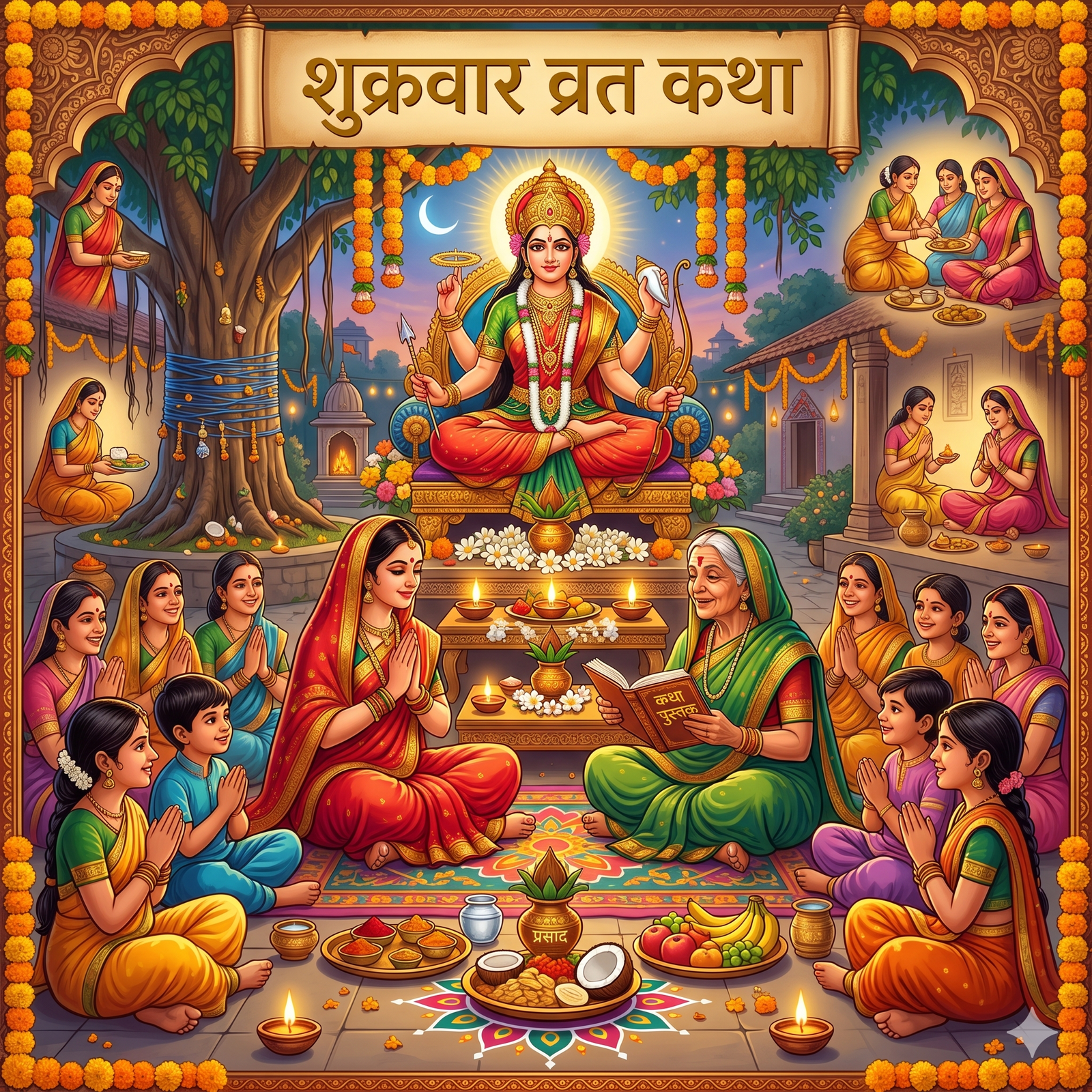 शुक्रवार व्रत कथा (Friday Fast Story)