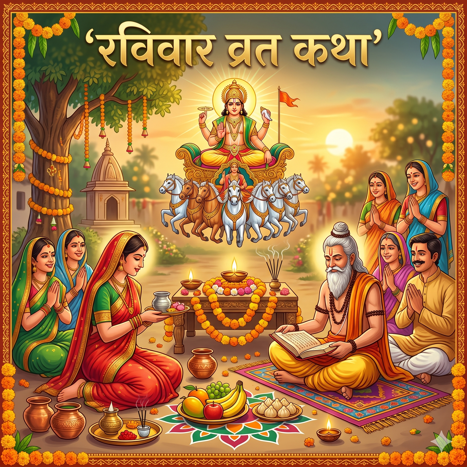 रविवार व्रत कथा (sunday fast story)