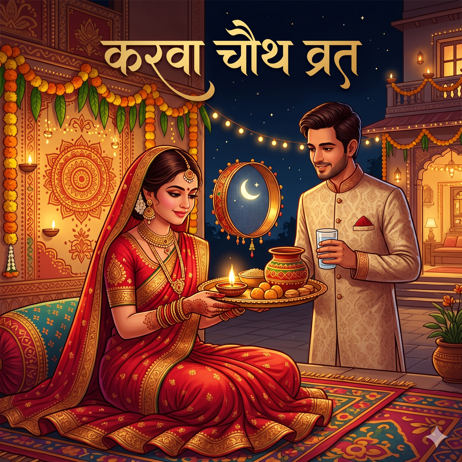 करवा चौथ व्रत(Karwachauth vrat katha)
