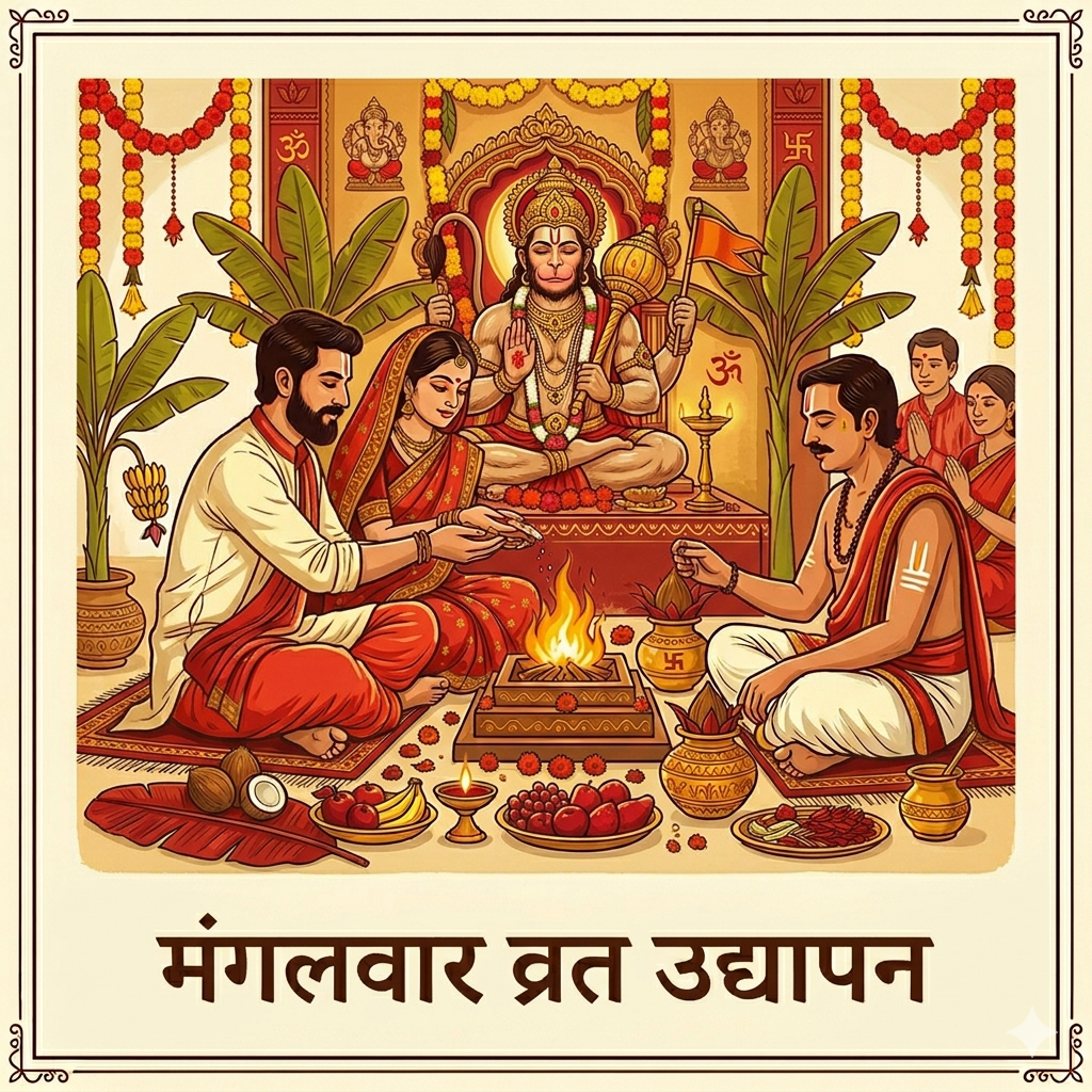 मंगलवार व्रत उद्यापन( Mangalwar Vrat Udyapan)