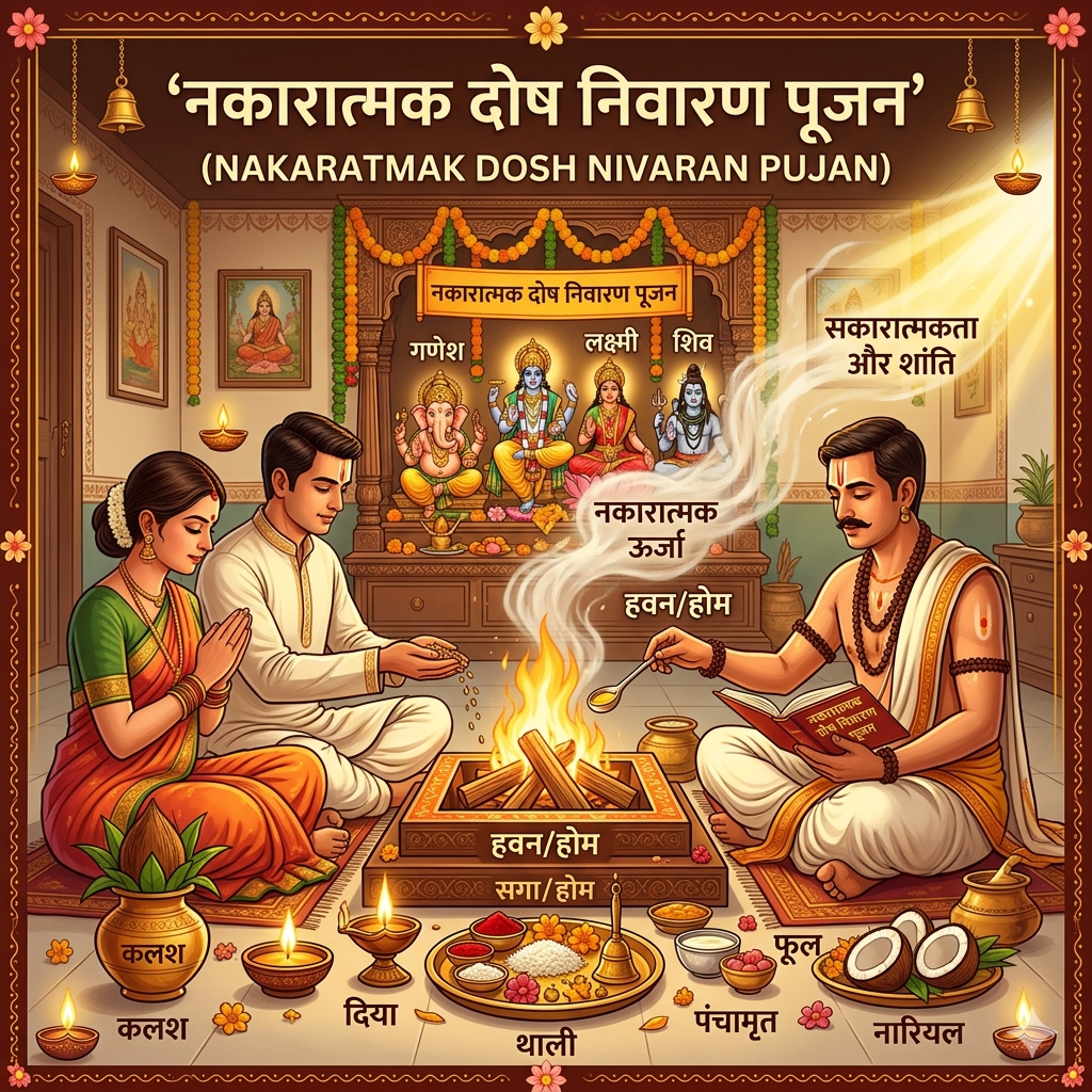 नकारात्मक दोष निवारण पूजन (Negative Blame Removal Puja)
