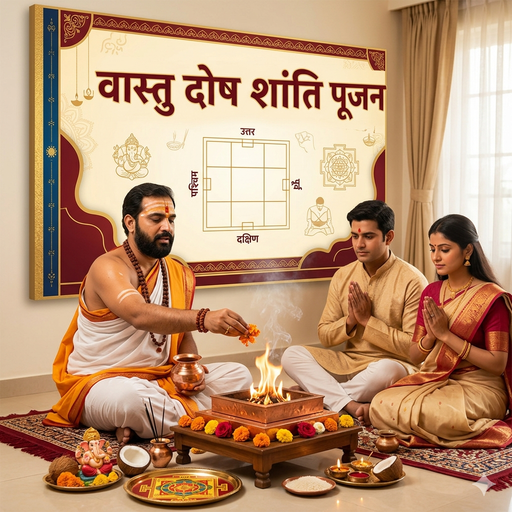 वास्तु दोष शांति पूजन (Vastu Fault Rectification Prayer/Ritual)