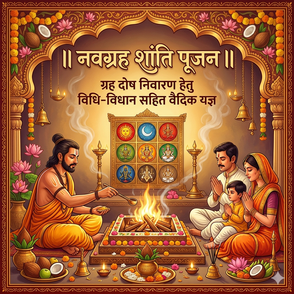 नवग्रह शांति पूजन (Navagraha Peace Puja)