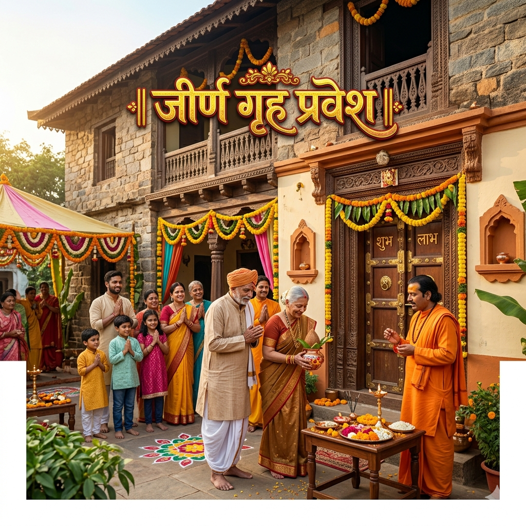 जीर्ण गृह प्रवेश (Dilapidated home entry)