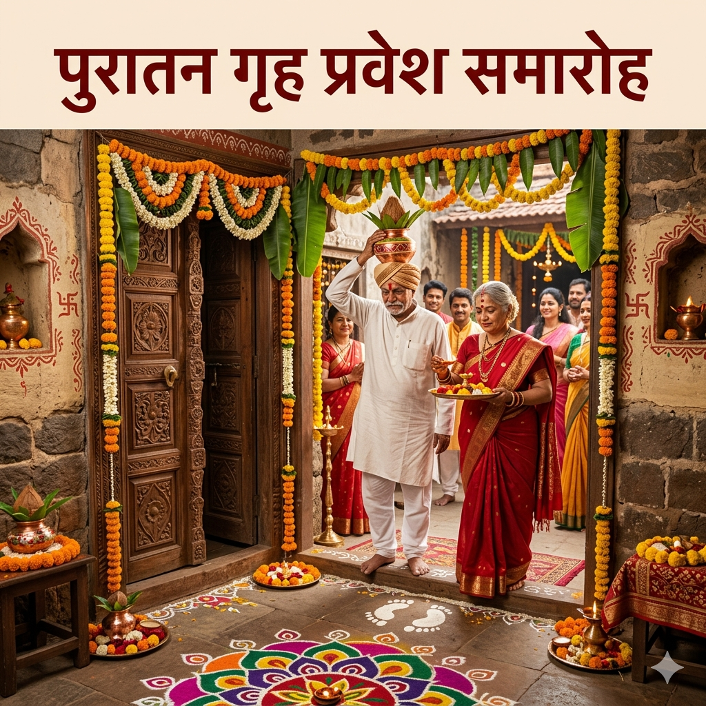 पुरातन गृह प्रवेश (The entrance to the old house)