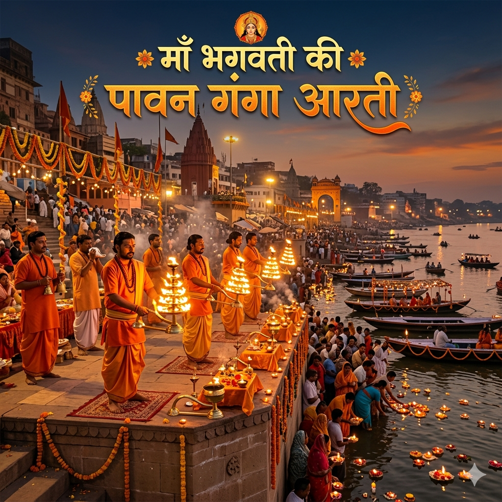 माँ भगवती की गंगा आरती(Ganga Aarti of Maa Bhagwati)