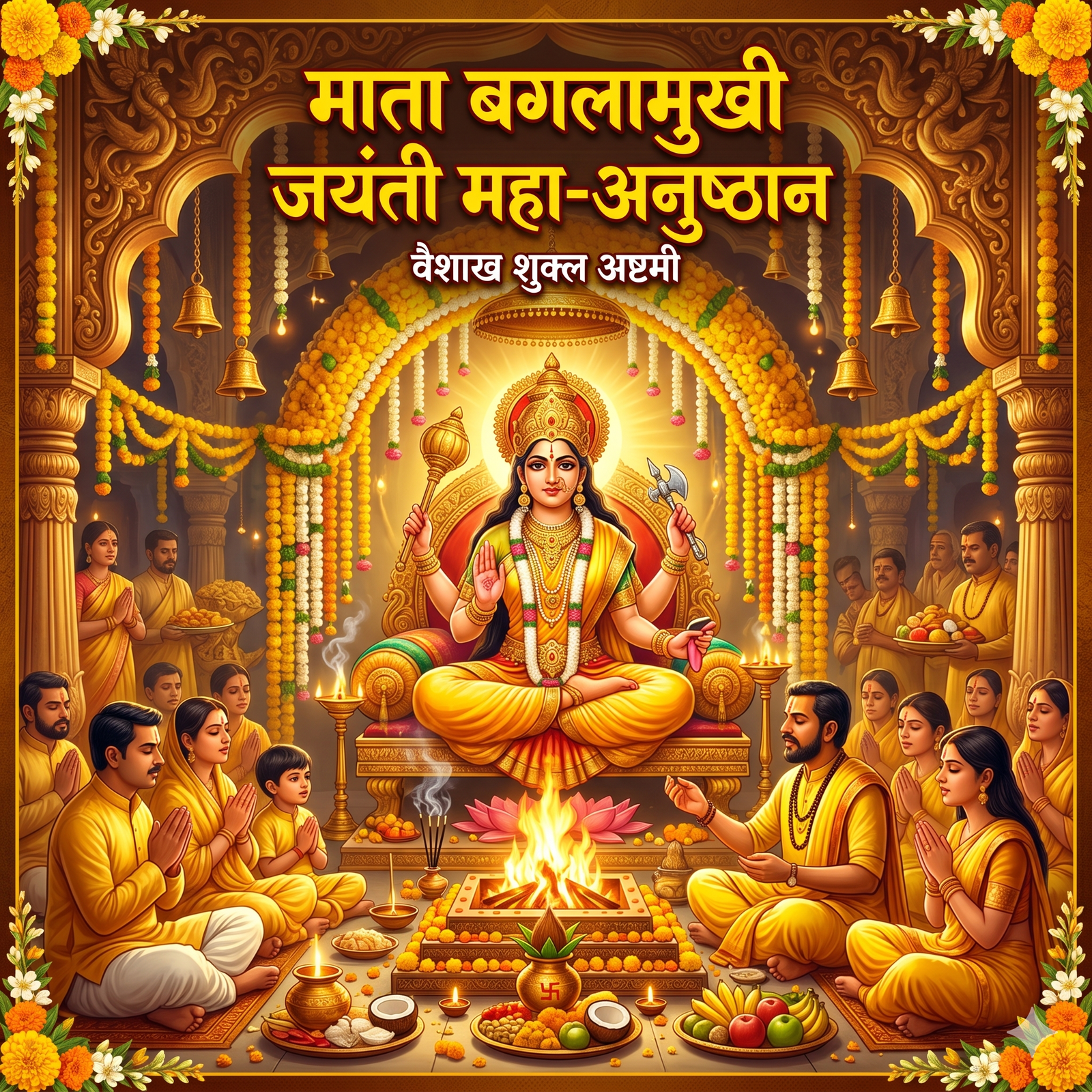 माता बगलामुखी जयंती महा-अनुष्ठान